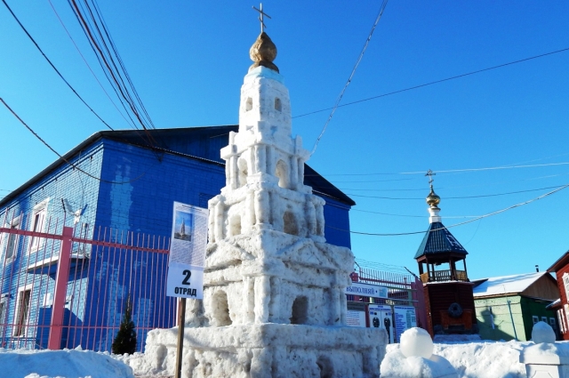 Бежецкий дом трудолюбия при ИК-6 участвовал в оригинальном «снежном» конкурсе