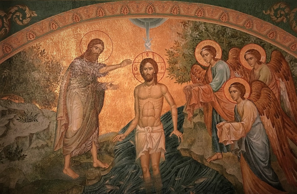 Крестившись в водах Иордана, Господь потопил человеческий грех