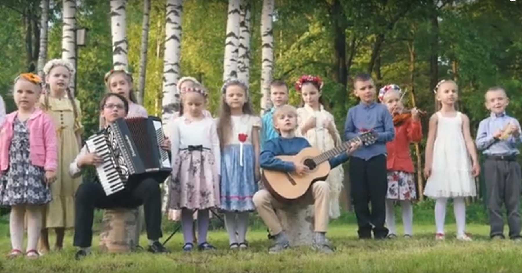 Детский приходской хор записал песню о России (видео)