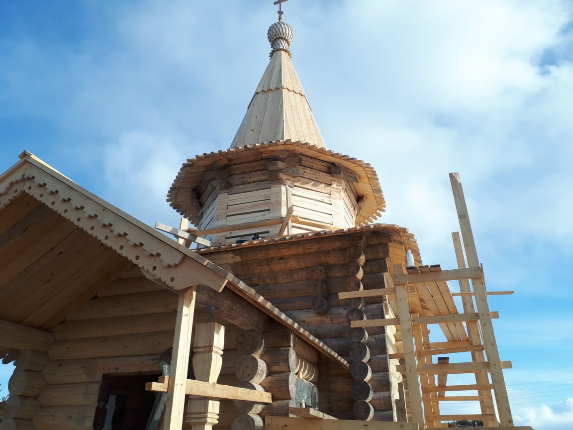 Тихвинский храм, Смоленская и Феодоровская часовни: фоторепортаж о строительстве