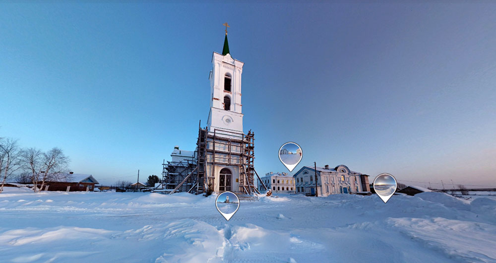 Небесная звонница: Сурский Никольский собор в 3D-панораме