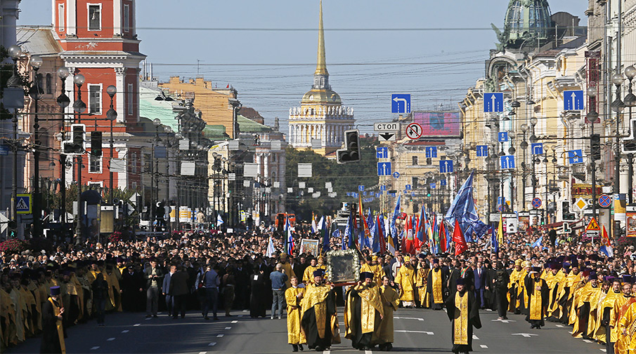Общегородской крестный ход св. Александра Невского: важная информация для участников