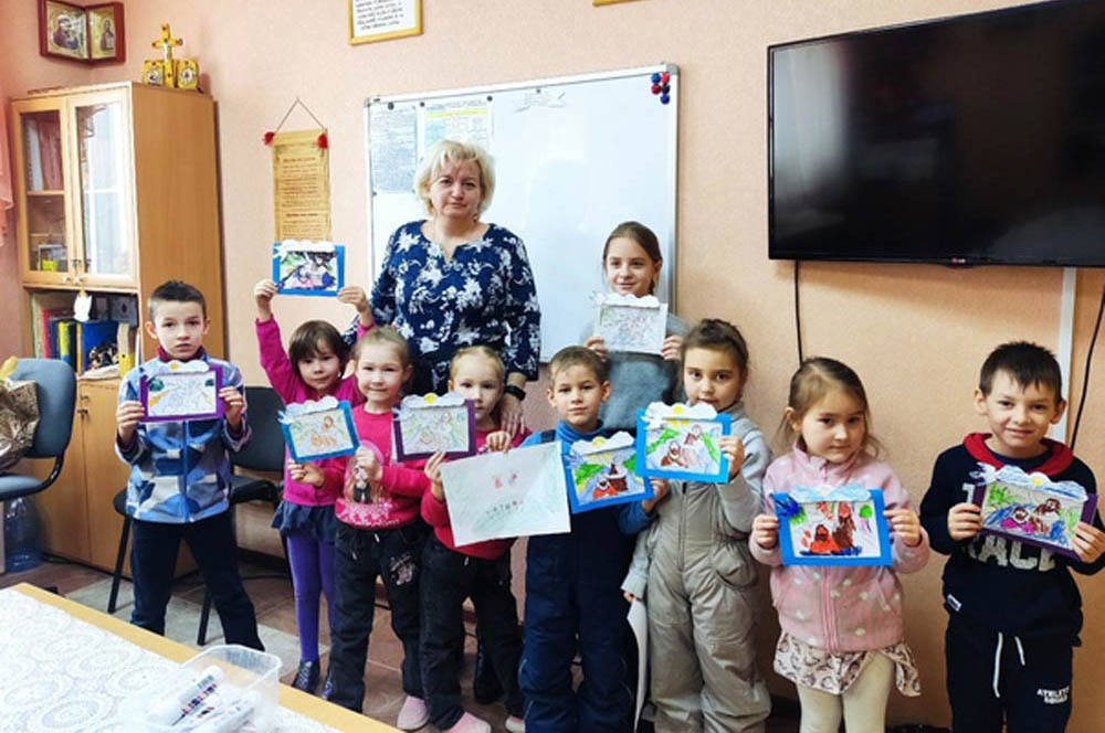 Один день из жизни воскресной школы в Красном Ключе (Татарстан)