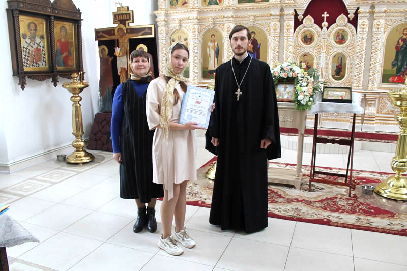Прихожанка храма в г. Сокол Вологодской обл. стала лауреатом епархиального конкурса