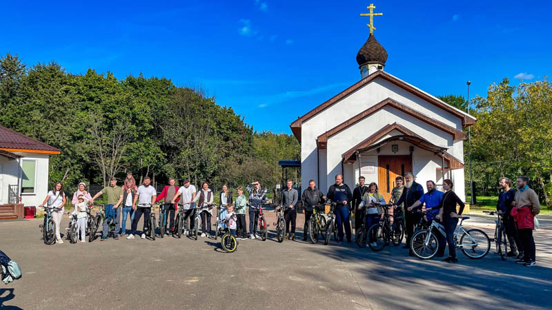 Сохраняя равновесие: храм в Головине (Мск) принял участие в велопробеге за трезвость